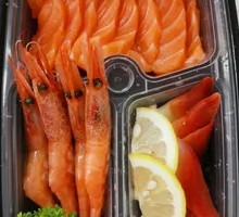 Salmon, Arctic Shrimp, and Arctic Scallop