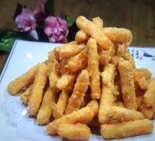 Egg Yolk Baked Pumpkin