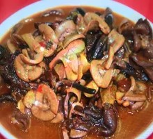 山蘑炖腰子