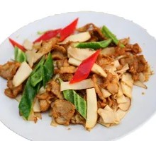 Beech Mushroom Stir-Fry with Pork