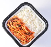 Fish-Flavored Shredded Pork Rice Bowl