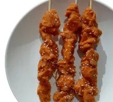 Fried Chicken Skewers
