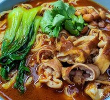 Sichuan Style Braised Pig Intestine Noodle Soup