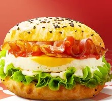Bacon Egg Chinese Burger