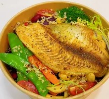 Mixed Grain Mackerel Salad