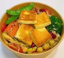 Mixed Grain Tofu Warm Salad