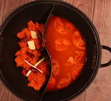 重庆牛油配番茄锅