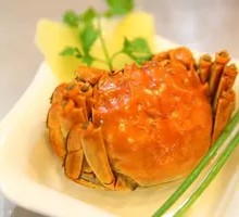 Steamed River Crab