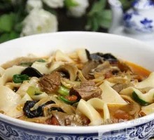 Scallion Beef Noodles