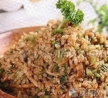 雪菜肉丝蛋炒饭