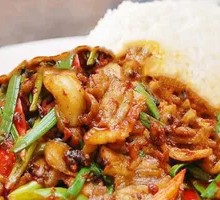 Spicy Pork Stir-fry Rice Bowl