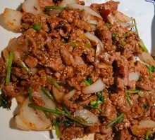 Scallion Stir-Fried Lamb