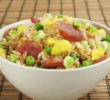 Sausage and Egg Rice Bowl