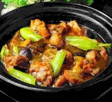 Braised Chicken Rice with Rice