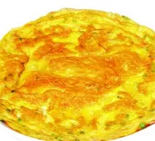 Scallion omelette