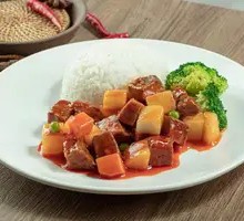 Braised Beef Brisket Rice