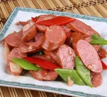葱爆火腿肠
