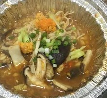 Aluminum-wrapped Scallops Noodles