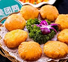 Pumpkin Dumpling Skewers