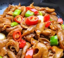 Spicy Pork Intestines Stir-fry