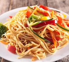 Spicy and Sour Napa Cabbage Noodles