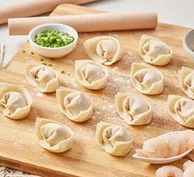 Fresh Pork Dumplings with Mushrooms