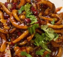 Stir-Fried Squid Rings in Sauce