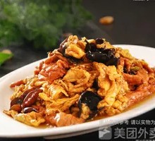 Sour Stir-Fried Egg with Wood Ear Mushrooms