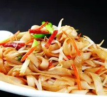 Egg and Ham Fried Rice Noodles