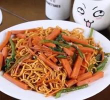 Egg and Ham Fried Noodles