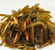 Cold-mixed kelp strands