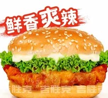 狠辣凤梨板烧鸡腿堡