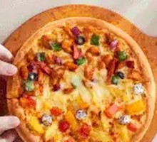 奥尔良鸡肉+水果盛宴双拼比萨