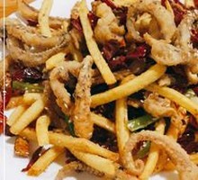 干煸薯条鱿鱼须