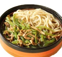Green Pepper Shredded Pork Noodles