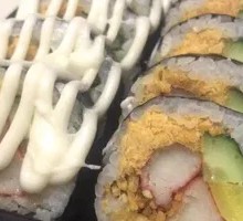 蟹柳肉松寿司