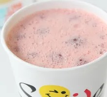 Rose Cranberry Milk Tea