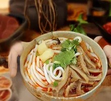 Beef Tripe and Potato Noodles