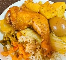 炖鸡腿饭