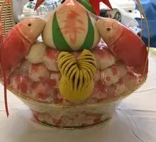 至尊白皮寿桃礼篮