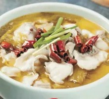 Spicy Sour Fish in Golden Soup