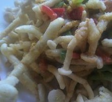 Egg Yolk White Enoki Mushroom