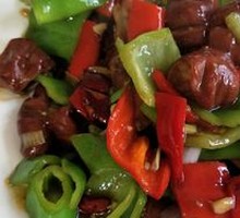 Spicy Pepper and Pig Intestines