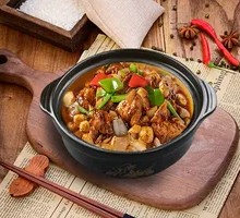 Stewed Chicken with Brown Sauce