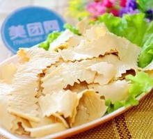 Oil-soaked tofu skin