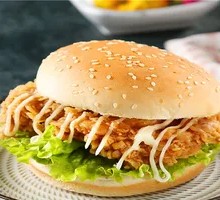 双层鸡腿汉堡