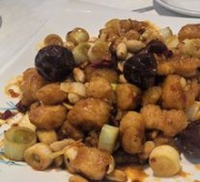 宫爆虾球鳕鱼丁