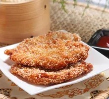 雪花鸡排饼