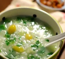Green Vegetable Corn Porridge