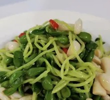 豆苗海鲜菇